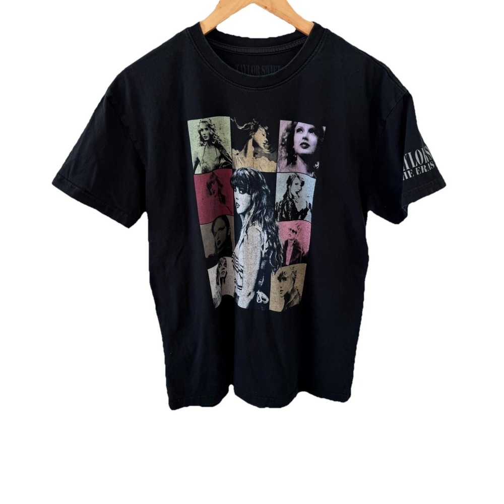 Taylor Swift The Eras Tour T Shirt Official Merch Adult Size Small Black